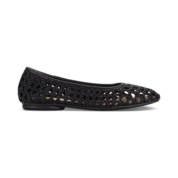 Style & Co Womens Round Toe Slip On Tessa Flat Woven Flats Black Size 7.5M NIB - Picture 2 of 5